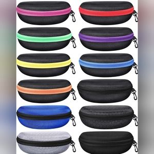 Glasses cases. 12 Pack Hard Shell.